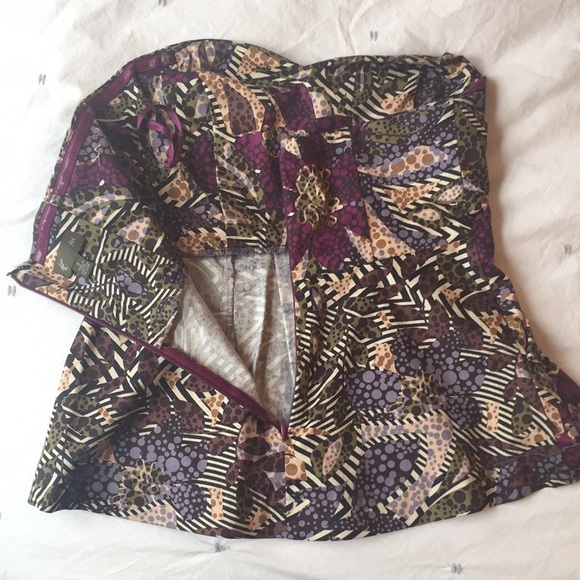 Anthropologie Fei Multi Colored Bustier Corset - Picture 4 of 8